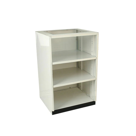 PHARMACY FIXTURE METAL UNDERCOUNTER OPEN STORAGE UNIT
