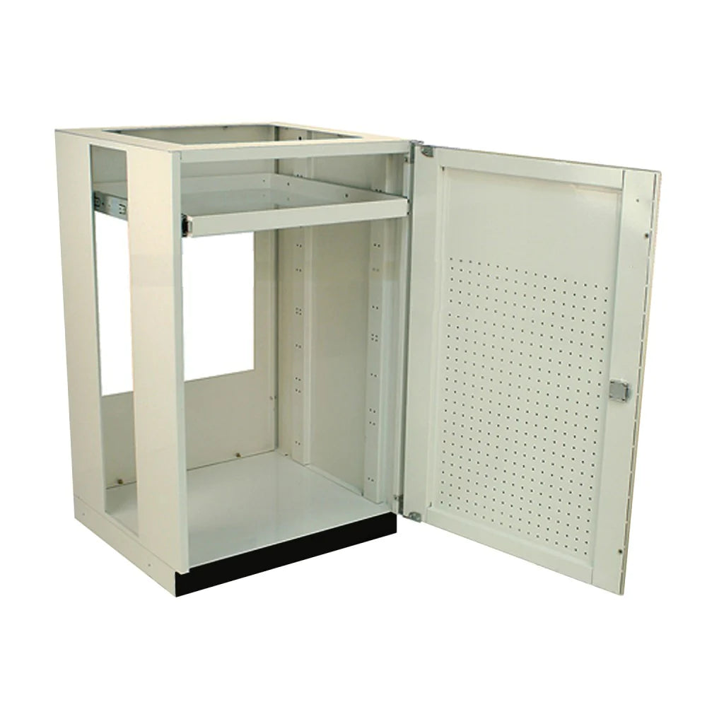 PHARMACY FIXTURE METAL UNDERCOUNTER COMPUTER UNIT