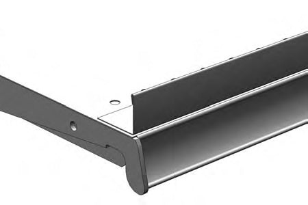 GONDOLA SHELF RETAINER